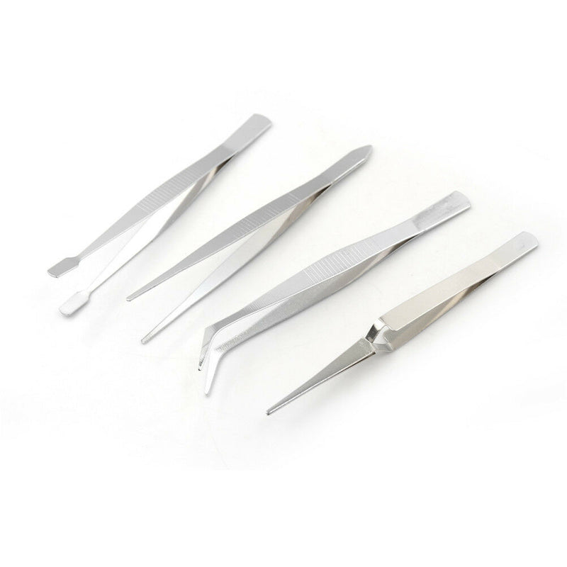 4Pcs Precision Tweezers DIY Electronics Tools Forceps Tweezers Repair Tool Gw