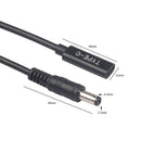 USB Type C To 5521 5.5mm*2.1mm Plug PD Charging Cable Power Adapter For PC