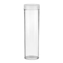 10Pcs 25mm Dia Clear Coin Capsules Coin Storage Case Round Protective Tube,