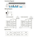 GRT8-LS Din Rail Staircase Switch Lighting Timer Switch 230VAC 16A 0.5-20Mi P3M7
