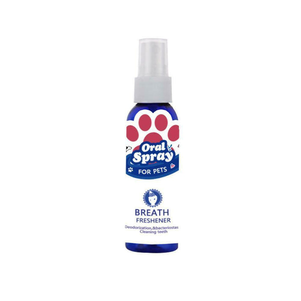Pet oral cleanser 60ml Mouth Spray Dog Puppy Fresh Breathing Dental Care Useful