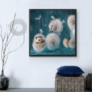 Dandelion Hedgehog 5D Full Square Diamond Painting Embroidery Home Decor