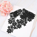 Black embroidery neckline embroidered applique lace garment collar accessories U