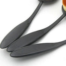5Pcs Single Foundation Brush Toothbrush Shaped Plastic Handle Foundation Br