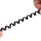 1PC 6.5FT Black Telephone Handset Phone Extension Cord Curly Coil Line Cable AME