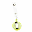 Retractable Ski Pass ID Card Badge Holder Key Chain Reels With Clip Yellow