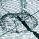 Foldable Fishing Crab Net Trap Cast Dip Cage Fish Prawn Shrimp Net 6 Holes