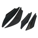 4Pcs Front Bumper Canards Splitter Body Diffuser Fins Body Spoiler Canard U B4T3
