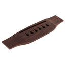 Exquisite Rosewood Replacement Guitar Bridge for 6-Strings Acoustic Folk Guitar