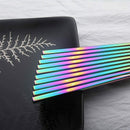 2 pairs Japanese Korean Length 23cm Food Grade Chopsticks Top Mirror Polish X4R5