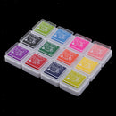 Ink Pad Stamps For Children Art Creation DIY Party Finger Painting Toys