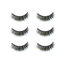 3Pairs Natural Sparse Cross Eye Lashes Extension Makeup Long False Eye CZV