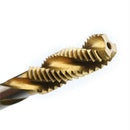 5Pcs/Set Titanium Spiral Flut-e Tap M3 M-4 M5 M6 M8 High Speed Steel HSS Screw