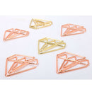 70Pcs Cartoon Shape Bookmark Metal Binder Paper Clips Clamp School Stationery