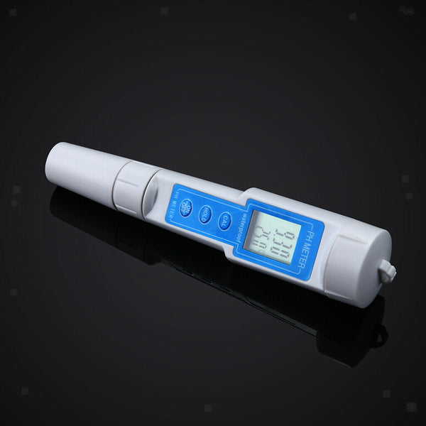 2-In-1 Digital pH Meter Thermometer Water Hydroponics Pocket Pen Tester Aquarium