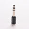2X 6.5mm 1/4 Male to 3.5mm 1/8 Female Stereo Audio Mic Plug Adapter Jack caesES