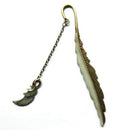 Luminous Night Wing Bookmark Label Read Maker Feather Book Stationery Copper  JR