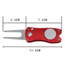 Foldable Golf Divot Tool Pitch Groove Cleaner Golf Training Aids Golf Acces