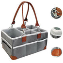 Baby Diaper Caddy Organizers,Nursery Diaper Tote Bag,Large Portable Car Tra