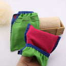 1pc Shower Spa Two-sided Bath Glove Body Cleaning Scrub Mitt Dead Skin Remov Ew