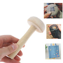 Wooden Mushroom Roller Paper Printing Ink Rubbing Use Art Craft Printmaking Tool