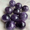 USA!Amethyst Quartz Sphere Big Pretty Crystal Ball Healing Purple Natural Stone
