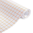 Clear Vinyl Transfer Paper Tape Roll-12 x 6.6 FT w/Alignment Grid Application