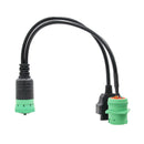 16Pin Male To Female J1939 9 Pin Deutsch Truck Adapter 9 Pin To OBD2 Interf