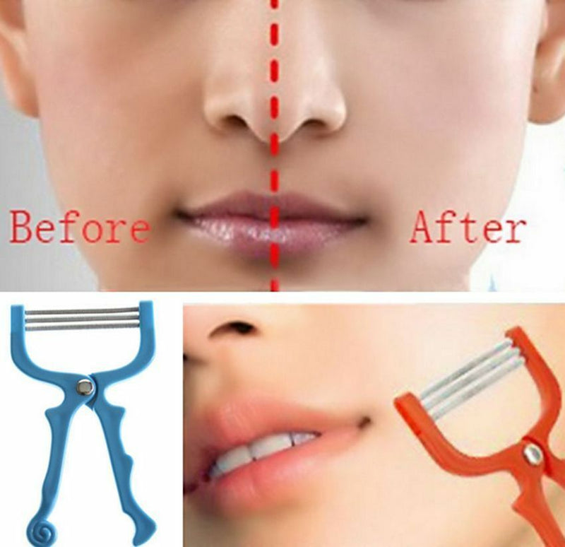 1X Handheld Face Facial Hair Removal Threading Epilator Beauty Epi Roller Tool/