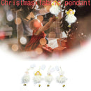 4Pcs Christmas Plush Ornaments Xmas Hanging Decor Stocking Ball Bell Decor