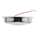 12V / 2W Stainless Steel LED Dome Light Boat Marine RV Cabin Ceiling Lamp 4.3"