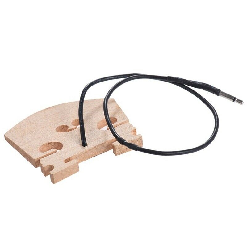 Violin Bridge With Internally Mounted Piezo Pickup For 4/4 Full Size Electr Y7L5