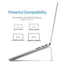 Laptop Stand Aluminum Ventilated Stand Ergonomic Riser Portable Holder for