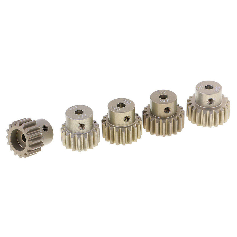 1/10 RC Monster Truck 3.175mm Motor Gear 16T 17T 18T 21T 22T Pinion 32DP 5Pc