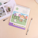 1PCS 2021 Calendar Cute Monthly Calendar Student Memo Multifunctional Plan S Ew