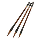 3 Pieces Wolf Hair Calligraphy Brush Pen Chinese Traditional Writing Painting