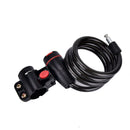 1pc Steel Cable 90cm Spiral Security Lock Bike Cycle Bicycle Chain+2 Keys 2017