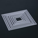 8 DIY Square Cutting Dies Stencils Embossing Card Scrapbooking Album A