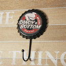 New Retro Creative Beer Cover Hook "SANDY BOTTOM" Character Personality Hoo