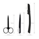 3Pcs Professional Stainless Steel Eyebrow Cutter Eyebrow Scissors Eyebrow Too ME