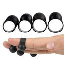 12pcs Steel Tongue Drum Handpan Drum Black Finger Sleeves Cover Finger Picks