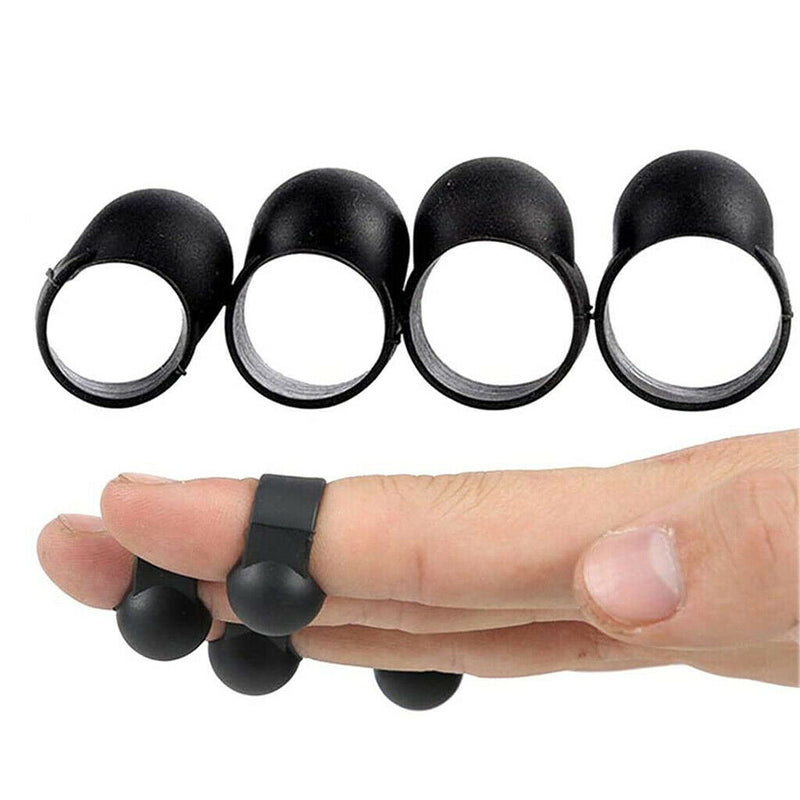 12pcs Steel Tongue Drum Handpan Drum Black Finger Sleeves Cover Finger Picks