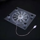 USB Cooling Big Fan Blue LED Light Cooler Pad Stand for 15" Laptop PC NotebookOZ