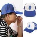 Unisex Cotton Baseball Cap 58-60Cm Blue Pine Cartoon Retractable Head Golf  I3U6