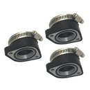 3x Rubber Manifold Mounting Flange Adapter for Mikuni VM24 26 Keihin PE Carb