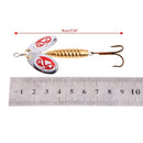 Metal Fishing Lures Spinner Spoon Baits Bass Crankbait Hook Tackle 9cm 16.5g New