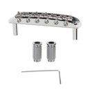 Chrome Guitar Bridge Assembly with Wrench for Jazzmaster Guitar Replacement