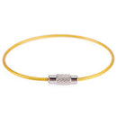 5X Stainless Steel Wire Keychain Cable Key Ring Chains Outdoor Hiking Fashion LJ
