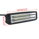 1X 6" 72W 7200LM Car Off-Road LED Work Light Bar Truck 4WD Fog Driving Lamp PTlj