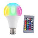 LED Color Changing Light Bulb with Remote Control Home Decoration 3W RGBW